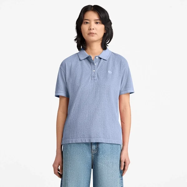 Women’s Garment Dyed Short-Sleeve Pique Polo Women’s Garment Dyed Short-Sleeve Pique Polo