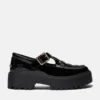 Women’s Patent Leather Stone Street Platform Buckle Shoe