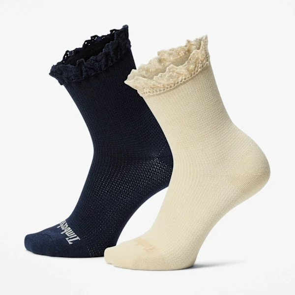 Women’s Timberland® 2-Pack Ruffle Low Crew Sock Women’s Timberland® 2-Pack Ruffle Low Crew Sock